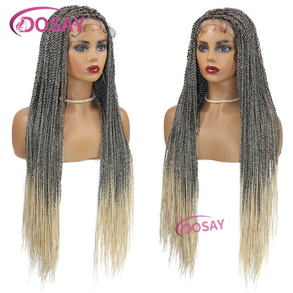 Twist Braided Lace Front Wig Synthetic Full Lace Wig