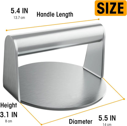 Stainless Steel Hamburger Meat Press Non-Stick Tool