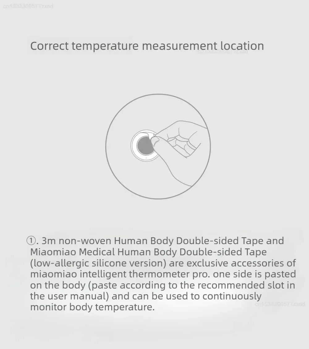 Miaomiaoce Smart Thermometer Pro with Fever Alarm