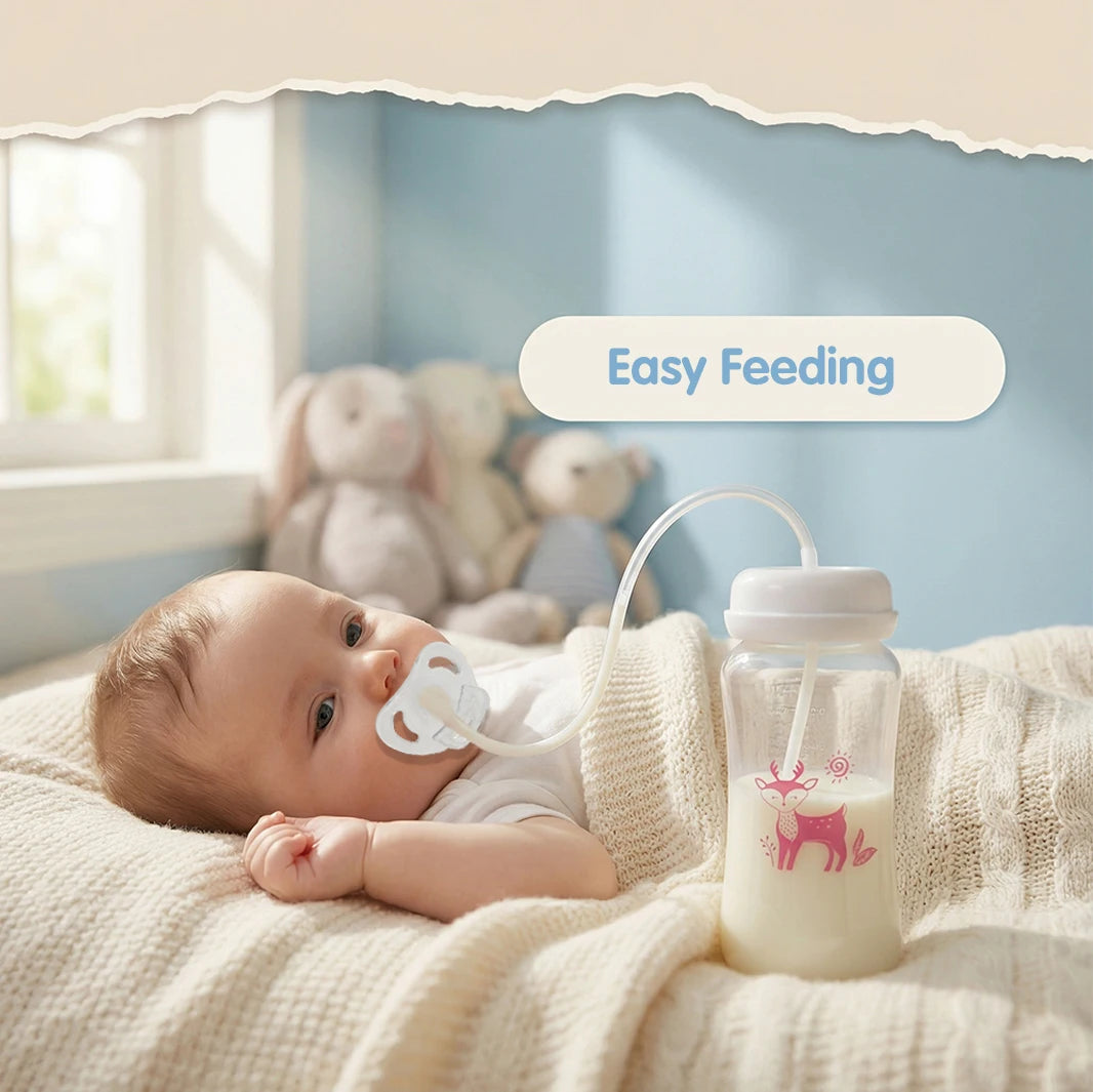 300ML Wide-neck Baby Bottle with Anti-Drop Gravity Ball