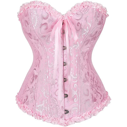 Gothic Lace Up Corset Shapewear for Women