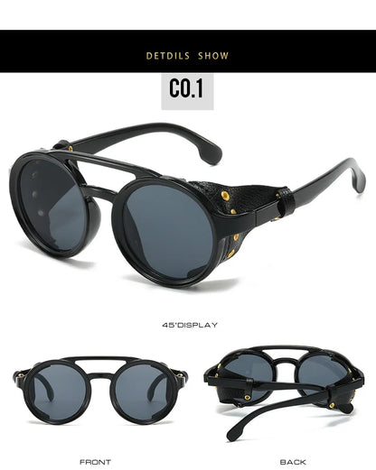 Retro Round Sunglasses for Men and Women UV400