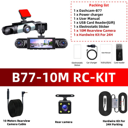 1080P Four-Channel Car DVR with Night Vision