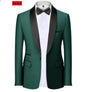 Men Slim Fit Tuxedo Suit for Weddings and Parties