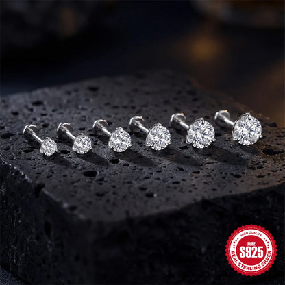 Canner Moissanite Stud Earrings 925 Sterling Silver