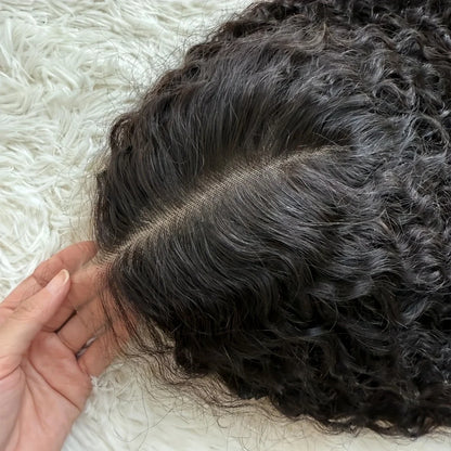 13x6 Lace Frontal Wig Burmese Curly Human Hair