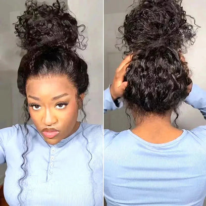 Invisi Strap 360 Lace Front Wig Human Hair Deep Curly