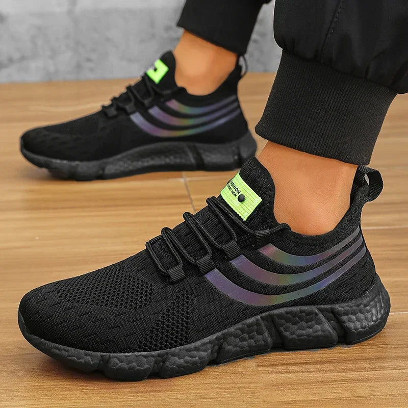 Men's Breathable Platform Running Sneakers