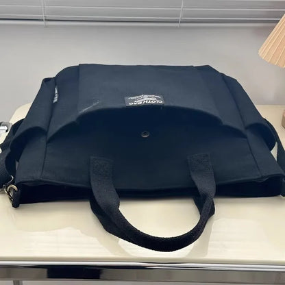 Canvas Large Capacity Commuter Shoulder Handbag