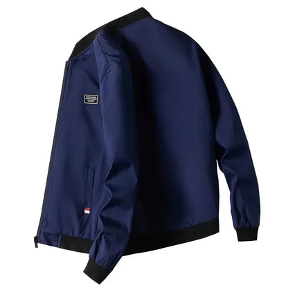 Men's Casual Long Sleeve Zipper Windbreaker Jacket