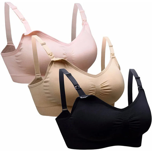 Wirefree Nursing Bra for Women in Natural Color