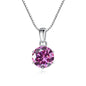 Moissanite Pendant Necklace 925 Sterling Silver Women