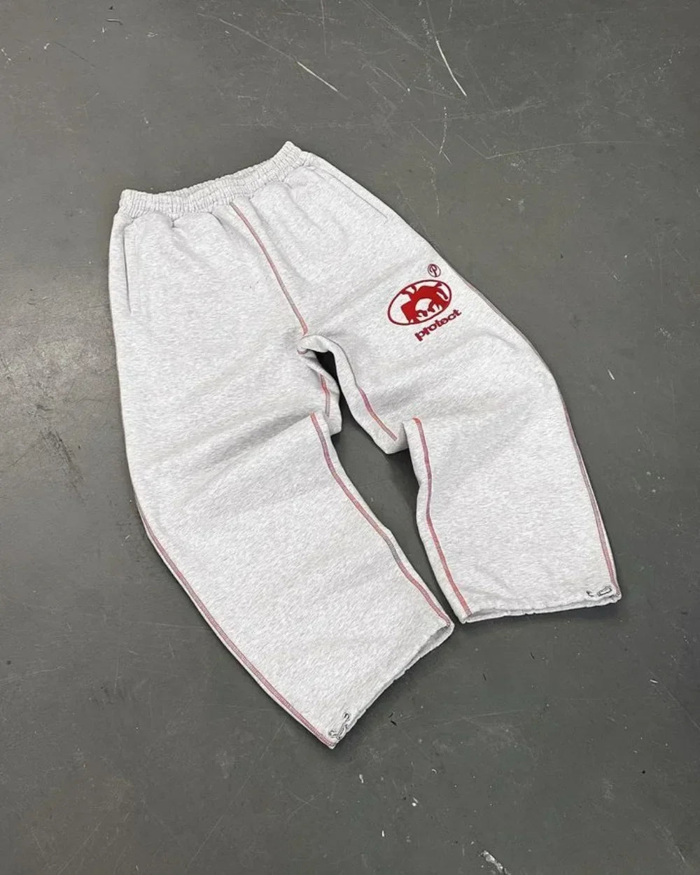 Men's Gray Casual Tracksuit with Hoodie and Jogger Pants