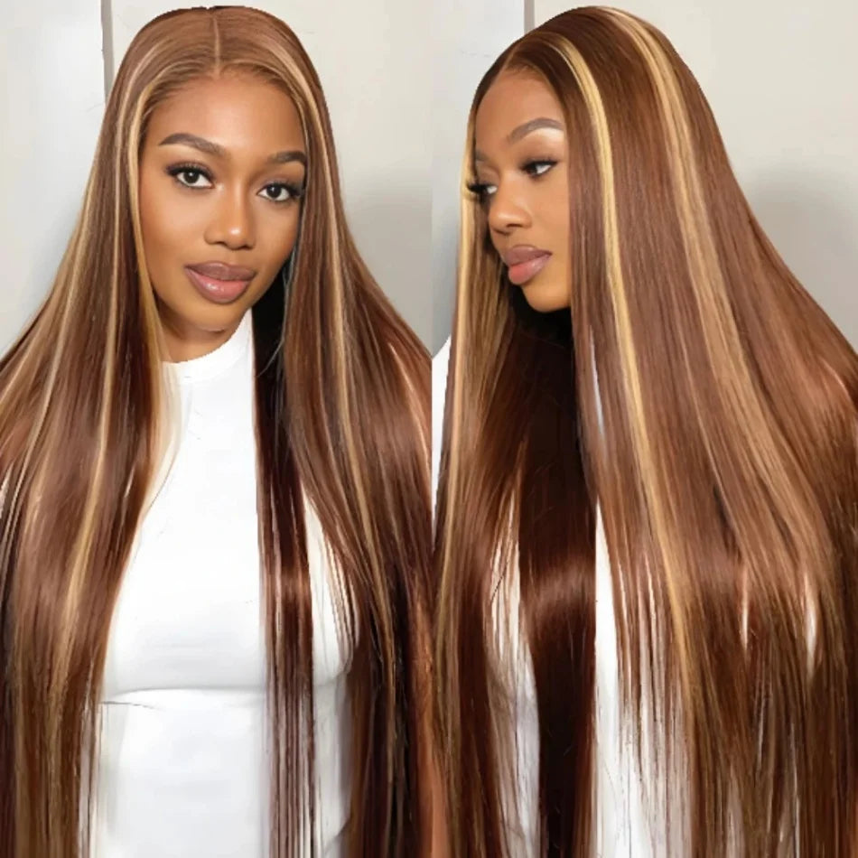 Blonde Ombre Brazilian Human Hair Lace Front Wig