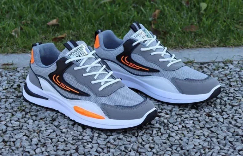 Men's Casual Running Sneakers with Rubber Outsole