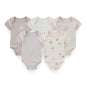 Kiddiezoom Cartoon Short Sleeve Baby Bodysuits 100% Cotton