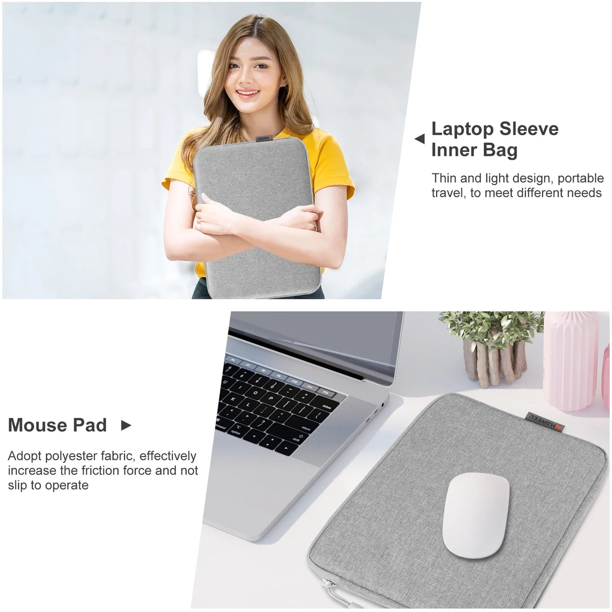 Shockproof Laptop Sleeve for 15 to 16.7 Inch Devices