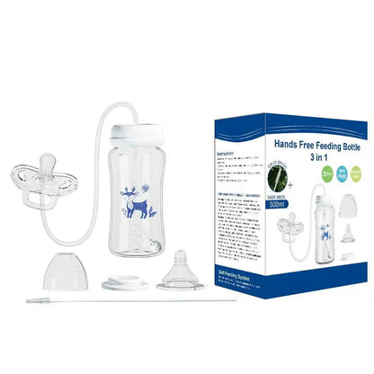 300ML Wide-neck Baby Bottle with Anti-Drop Gravity Ball