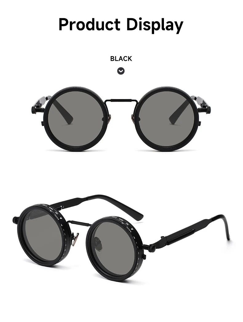 Polarized Round Sunglasses for Outdoor Use