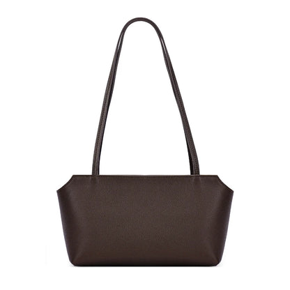 Genuine Cowhide Leather Mini Shoulder Tote Bag