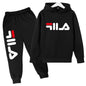 Kids Casual Sports Hoodie and Pants Set Polyester