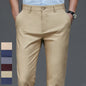 Black Stretch Smart Casual Men's Trousers