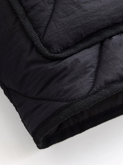 Solid Single-Breasted O-Neck Jacket for Women