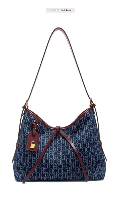 Wine Red Casual Tote Bag for Women