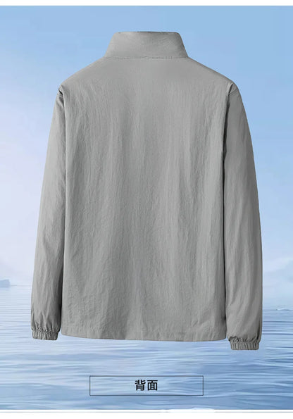 Oversize 7XL 8XL UV Protection Lightweight Jacket Men