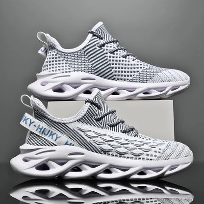 Men's Breathable Lace-Up Sneakers