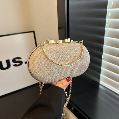 Luxury Sequined Hand-held Dinner Bag for Weddings