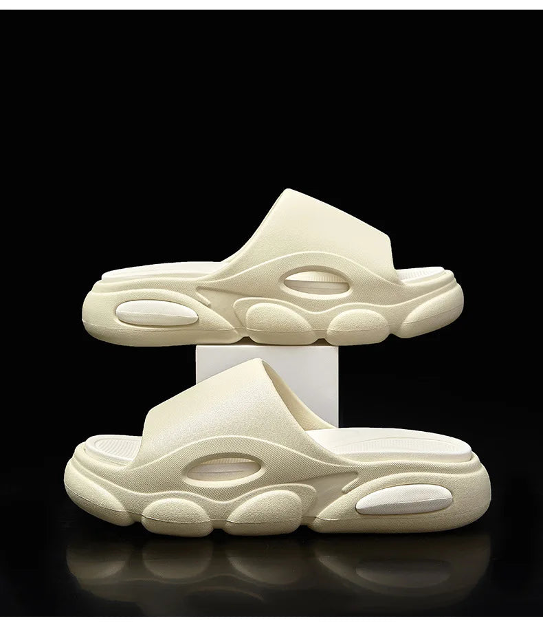 Men's Summer Platform Slides EVA Non-slip Beach Shoes