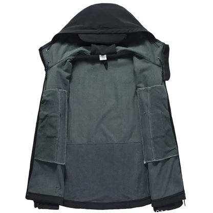 Men's Hooded Tactical Waterproof Bomber Jacket