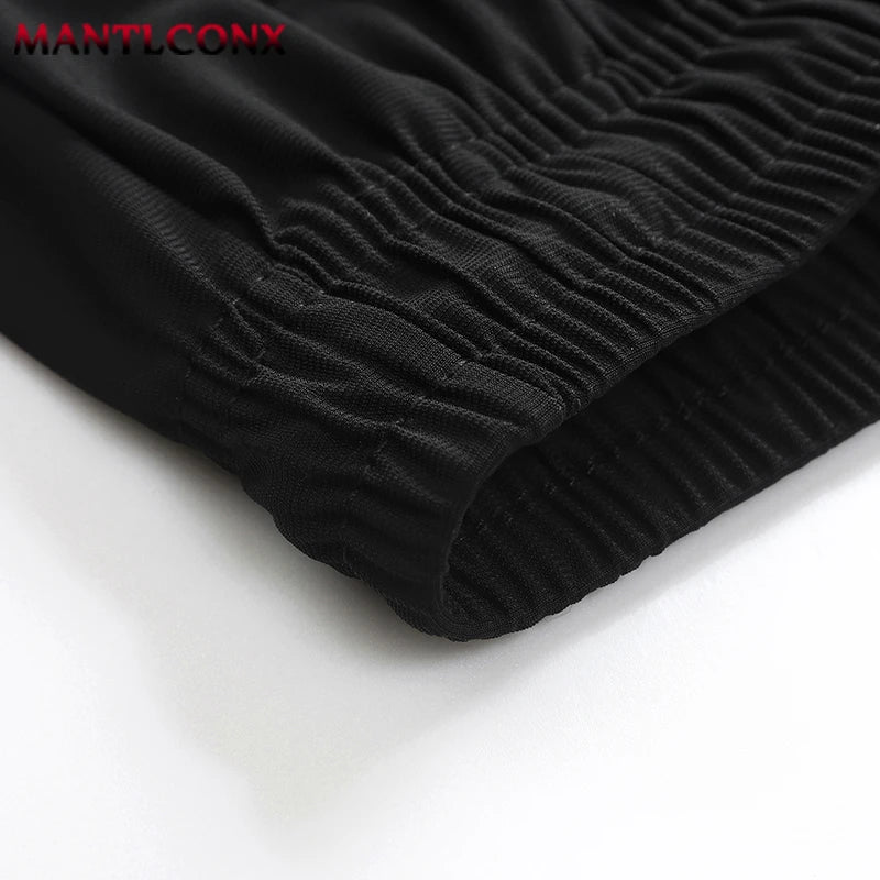 Men's Casual Running Shorts Black Gray Polyester