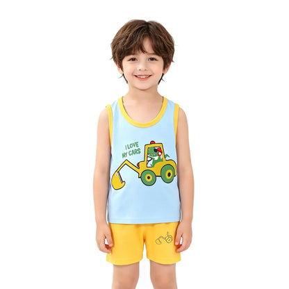 Cotton Summer Kids Clothing Set T-Shirt and Shorts