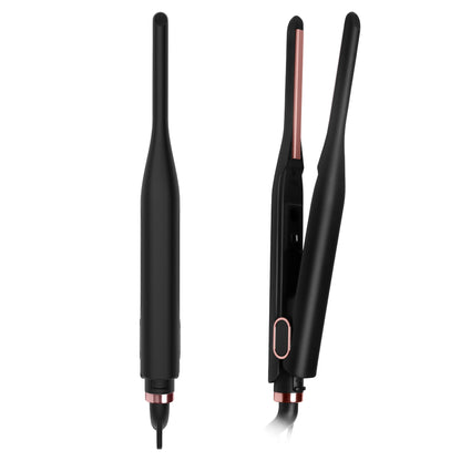Small Flat Iron for Short Hair, Temperature Adjustable
