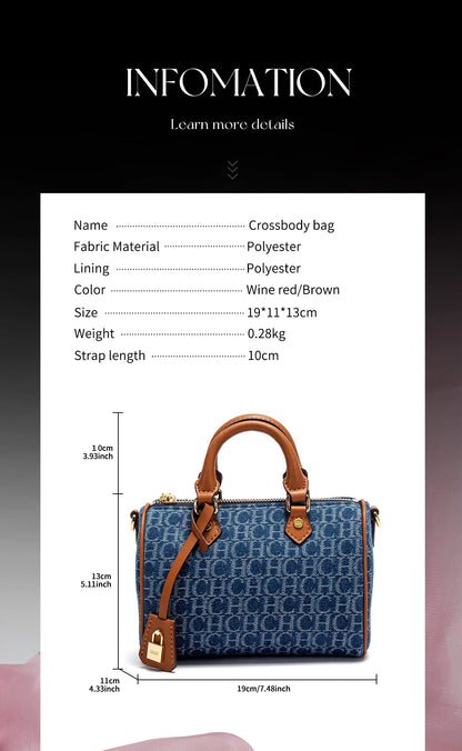 Women's Casual PU Messenger Bag with Saddle Shape