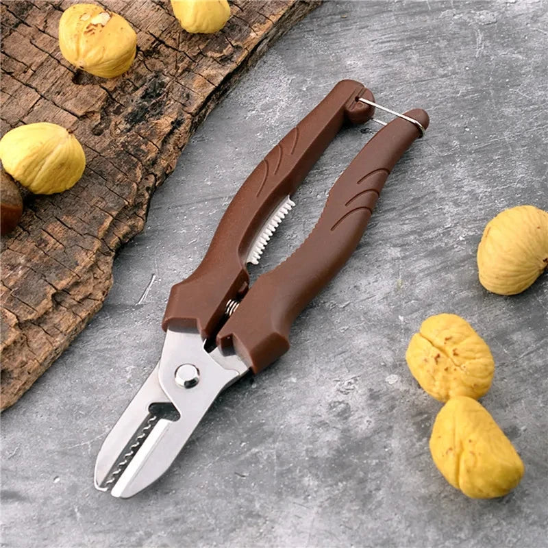 Stainless Steel Chestnut Peeler and Scissors Tool