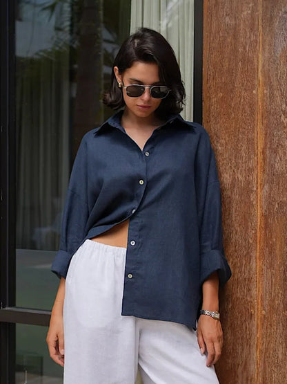 Bornladies Cotton Casual Shirt for Women