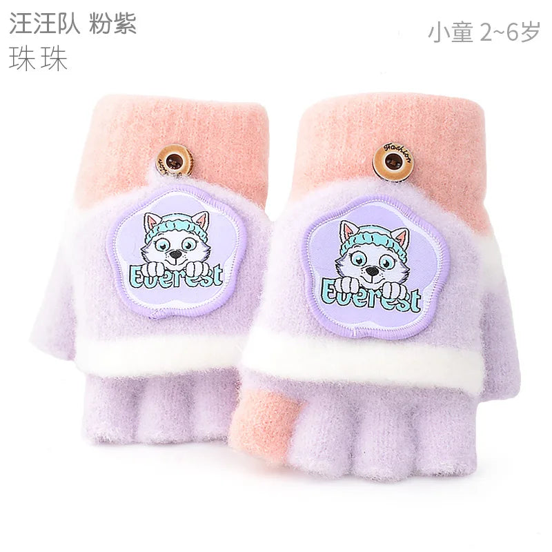 Paw Patrol Winter Gloves for Kids Unisex Polyester