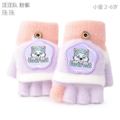 Paw Patrol Winter Gloves for Kids Unisex Polyester