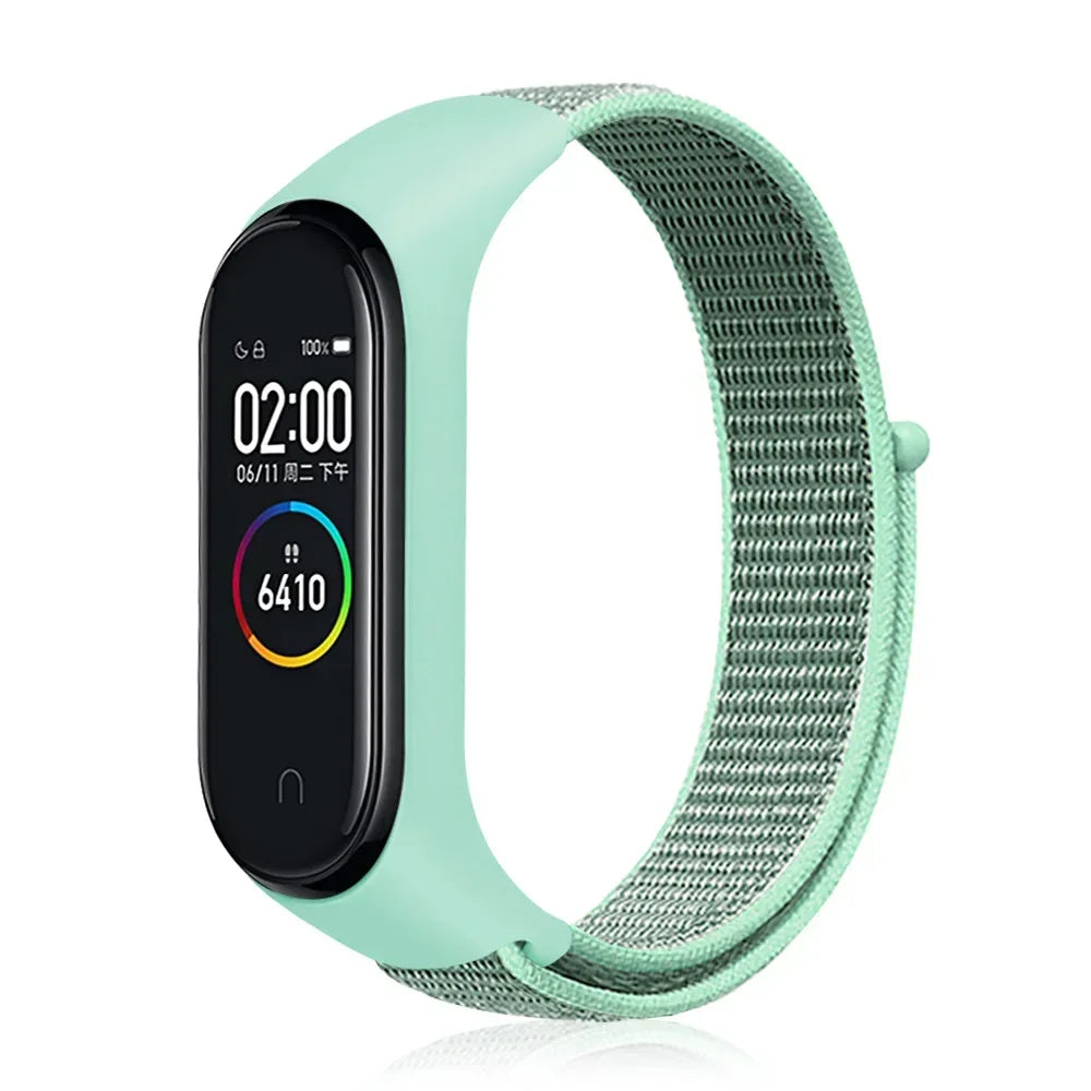 Nylon Adjustable Watchband for Xiaomi Mi Band 3 4 5 6 7