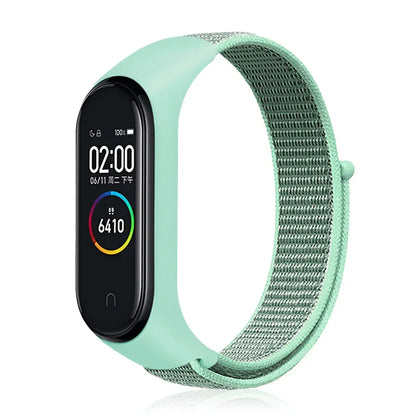 Nylon Adjustable Watchband for Xiaomi Mi Band 3 4 5 6 7