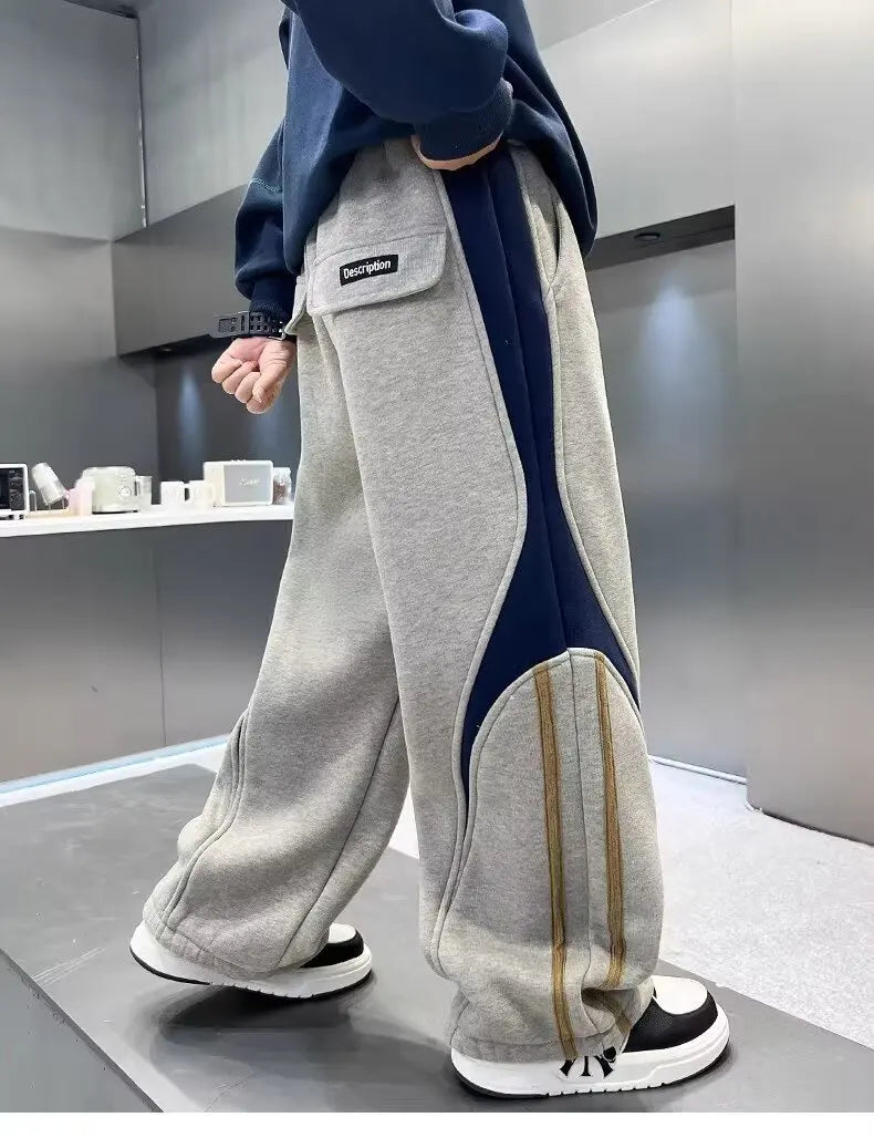 Boys Cargo Pants Spring Autumn Sport Trousers