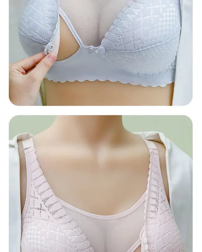 Front Button Nursing Bra for Comfortable Breastfeeding
