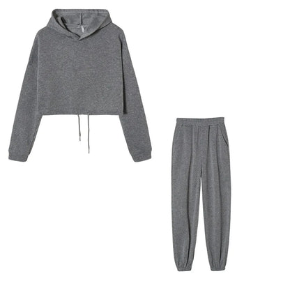 Women's Oversized Hoodie and Sweatpants Tracksuit