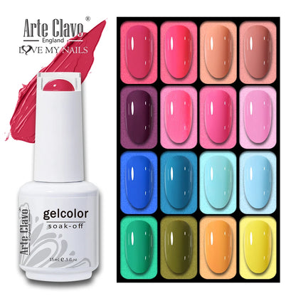 Arte Clavo 15ml UV Gel Nail Polish Summer Colors