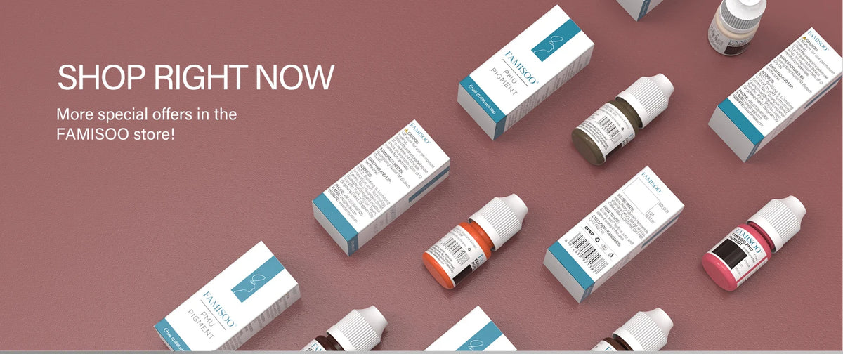 FAMISOO 5ML Permanent Makeup Pigment for Lips and Eyebrows
