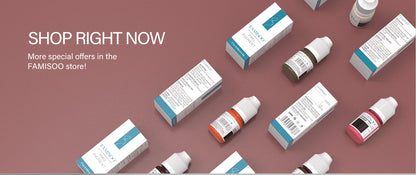 FAMISOO 5ML Permanent Makeup Pigment for Lips and Eyebrows