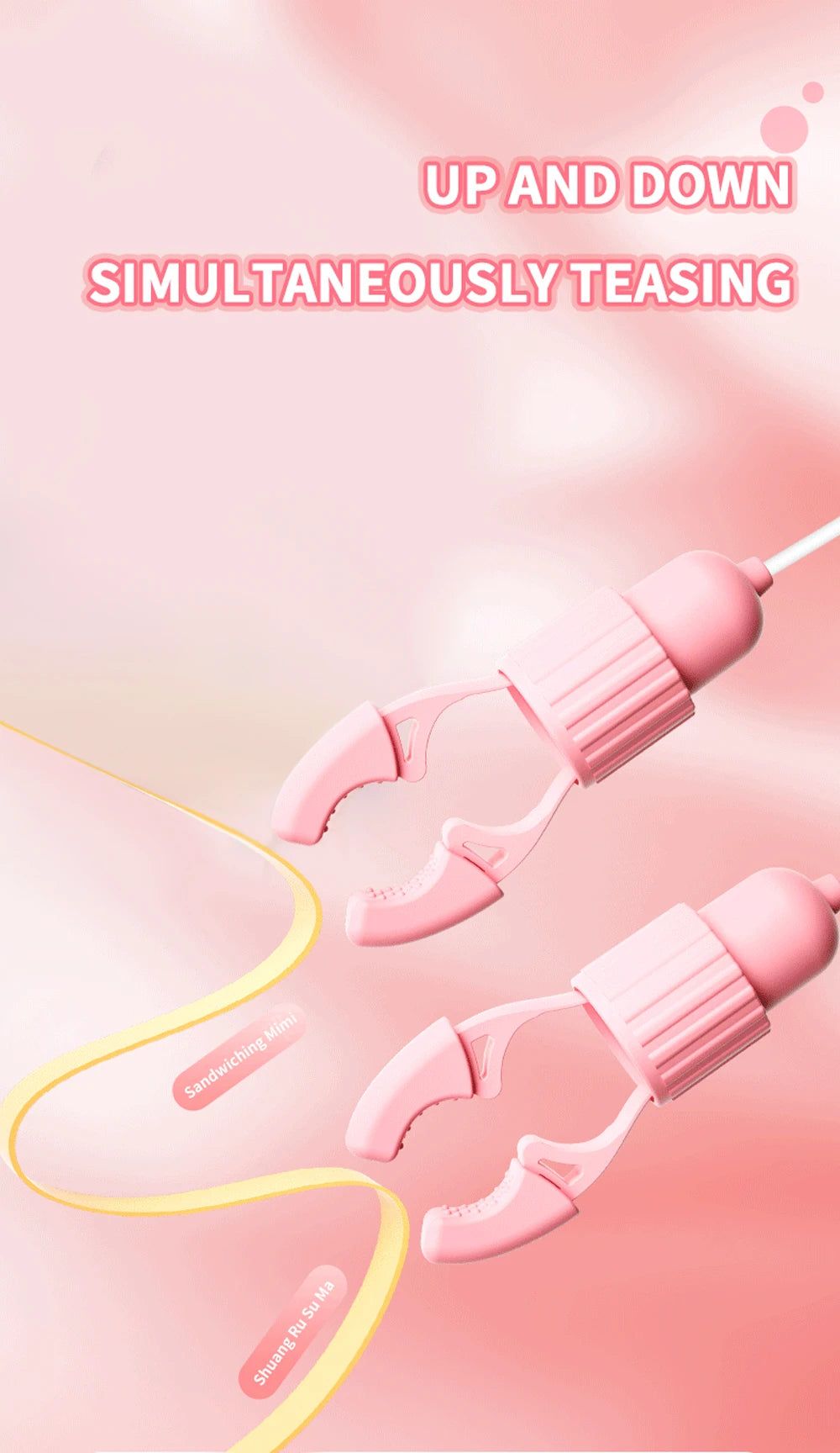 Vibrating Suction Nipple Clamps for Women